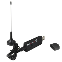 R820T+ RTL2832U USB 2.0 DVB-T SDR FM DAB TV Tuner Receiver Stick for PC Laptop