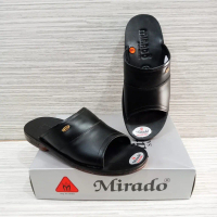 sandal pria kulit asli mirado \classic series\"/sandal kasual cowok mirado 100% original sandal terb