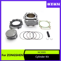 Motorcycle Cylinder Kit 82mm Bore Cylinder Block Piston Ring Pin Head Base Gasket For ZONGSHEN NC300S Double Camshaft 300cc Part
