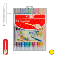 Crayon Putar JOYKO 12 Warna Twist Krayon