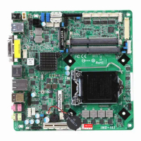 Used original For ASRock IMB-183 LGA1150 H81 Motherboard MINI ITX Industrial Control Board LVDS DC Power Supply