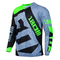 Motocross Shirt Long Sleeve Mountain Bike Downhill Jersey Off-Road Bicycle Racing T-Shirt Quick Dry Cycling Polera Mtb Jersey