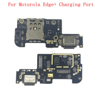 USB Charging Port Connector Board Flex Cable For Motorola Moto Edge+ Edge Plus Charging Connector Repair Parts