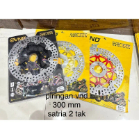 PIRINGAN CAKRAM DEPAN DAN BELAKANG VND SATRIA 2 TAK HIU LUMBA 300MM Piringan Cakram Satria 2 Tak VND