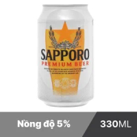 Bia Sapporo lon 330ml
