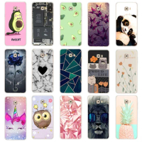 Case for Samsung Galaxy c5 C7 Pro Case Soft Silicone TPU phone Back full protecive Cover Case Capa coque shell