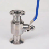 1" 25mm SUS316 Sanitary Ball Valve 1.5" Tri Clamp For Homebrew Dairy Product