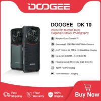 World Premiere DOOGEE DK 10 5G Dimensity 8020 Morpho Quad Camera 50MP Rugged Phone 6.67" 120Hz 2.5K AMOLED 120W 32 GB+512 GB