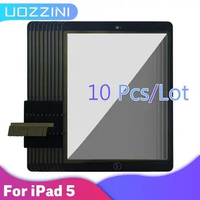 10pcs For iPad 5 A1474 A1475 A1476 Outer LCD Touch Screen Digitizer Front Glass Panel Replacement For ipad 5 With/No Button