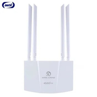 Cheap 300mbps 4G CPE Router 4 External Antennas Unlocked 4G Router with Sim Card