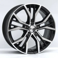 Black color 5X112 5X130 car wheels 18 19inch aluminum ally car rims