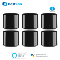 Bsetcon RM4C mini 4/6/7pcs WIFI IR Remote Control Smart Home Automation Hogar Inteligent Google Home Alexa broadlink APP