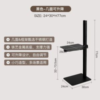 全城熱賣 - 北歐可升降沙發邊幾小茶几家用小戶型迷你客廳邊桌床頭創意小桌子黑色
