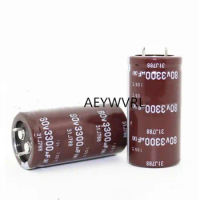 12PCS-2PCS Electrolytic Capacitor 3300UF 80V 80V3300UF 25*40MM