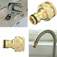 Brass Faucet Tap Connector Mixer Hose Adaptor Quick Connecter G3/4 To G1/2 Hose Coupling Adapter Garden Watering Fittings Tool