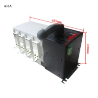 380V ATS dual power automatic transfer switch 4P electrical control switch three-phase PC grade circuit breaker 16A--630A 220V