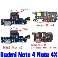 For Redmi Note 4 USB Port Charger Dock Plug Connector Flex Cable Note4 For 5.5" Xiaomi Redmi Note 4 Charging Port Board Parts