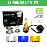 LAMPU LED Z3 LUMINOS LED 3 WARNA Z3 SUPER TERANG COCOK BUAT SEMUA JENIS MOTOR , LUMINOS LED , LAMPU 