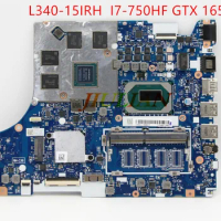 Original MB For Lenovo IDEAPAD L340-15IRH 81LKCTO1WW MBL81LKNOK I7-750HF GTX 1650 4G 5B20S44131 PC Main Board
