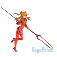 In Stock Original SEGA Neon Genesis Evangelion EVA Asuka Langley Soryu Figure 22Cm Anime Action Figurine Model Toys for Boy Gift