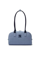 MLB VARSITY CURSIVE DENIM SHOULDER BAG NEW YORK YANKEES