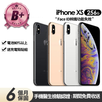 【Apple】B級福利品 iPhone XS 256G 5.8吋(Face ID功能失效+贈充電組+殼貼)