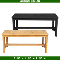 P:90 L:30 T:50 bangku panjang minimalis kursi kayu taman kayu minimalis