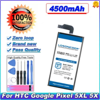 LOSONCOER G025A-B 4500mAh Mobile Phone Battery For HTC Google Pixel 5XL 5X Batteries