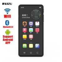 Ruizu H8 HD Touch Screen 4.0inch WIFI Android MP4 player Bluetooth 5.0 MP5 Player HIFI Music MP3 Player Support FM Radio E-book