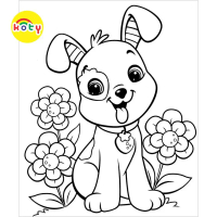 50 Tranh tô màu cho bé khổ A50  - Đồ Chơi Giấy A4, A5 Toy TM534