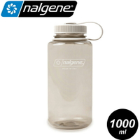 【Nalgene 美國 寬嘴水壺 1L(Sustain永續系列)《棉花》】2020-5132/登山水壺/運動水壺/環保水壺