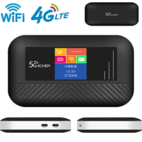 4G LTE Router SIM Card Mini Router LCD Display Mobile Hotspot Router 3000mah Battery Mobile WiFi Hotspot Portable wifi LTE