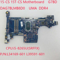 DAG7BLMB8D0 15-CS Motherboard L34169-601 L39591-601 G7BD For HP Pavilion 15-CS 15T-CS Motherboard CPU:i5-8265U UMA DDR4 100%Test