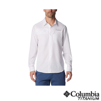 Columbia哥倫比亞 男款-鈦Summit Valley超防曬UPF50快排長袖襯衫-白色 UAE51640WT/IS