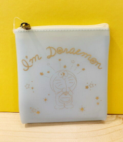 【震撼精品百貨】Doraemon 哆啦A夢 小叮噹透明零錢包-藍#02210 震撼日式精品百貨
