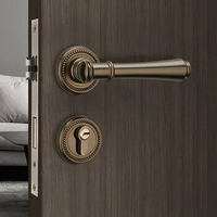 Indoor Mute Security Door Locks Bedroom Zinc Alloy Split Door Handle Lock Home High Quality Universal Lockset Furniture Hardware