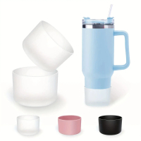 Boot silicon, 2 chiếc, cho Stanley 40oz và Stanley IceFlow 20oz và 30oz, Giảm tiếng ồn, Vỏ tay áo dư