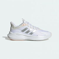 【adidas 愛迪達】ALPHAEDGE + 女鞋 避震 運動 慢跑鞋 白銀(IF7283)