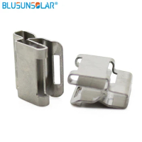 10 Pcs Stainless Steel Solar PV Cable Clips Cable Clamp For 2.5mm2 4mm2 6mm2 16AWG 12AWG 10AWG PV Solar Cable Wire Free Shipping