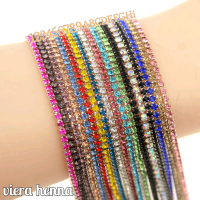 diamond string cangka silver ±100 cm