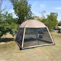 Sunshade Canopy Multi-person Outdoor Camping Net and Sunshade Tent