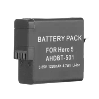 AHDBT-501 3.85V 1220mAh Action Camera Battery for GoPro Hero 7 Gopro 6/5 Battery for go pro Action Sport Camera Accessorie AHDBT