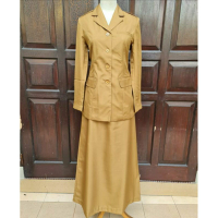 Blazer Wanita Pemda Muda  Seragam Kantor Seragam Pemda Setelan Rok A