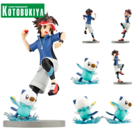 KOTOBUKIYA Genuine Pokémon Anime Figure Nate Oshawott Action Figure Toys for Kids Gift Collectible Model Ornaments Dolls
