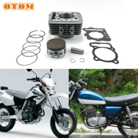 OTOM Motorcycle Engine Parts 85mm Air Cylinder Block &amp; Piston Rings Gasket XR400 For HONDA TRX400EX TRX400X XR400R CB400SS NX400