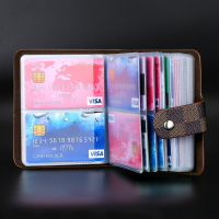 放卡的卡包男女士證件時尚多卡位大容量名片夾多功能卡片包防消磁