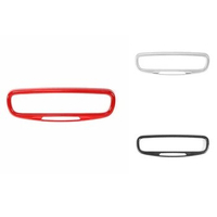 For Jeep Grand Cherokee 2017-2021 Interior Rearview Mirror Decorative Frame Trim Cover Stickers Accessories