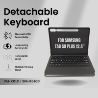 Case Keyboard For Samsung Galaxy Tab S9+ Plus 12.4 inch 2023 TRIPLEDI TD0301 Cover Flip Folio Detach