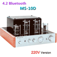 Nobsound MS-10D MKII Tube Amplifier Audio Power Amplifier 25W*2 Vacuum amplifiers Support 110V 220V Hifi amplifier with Bluetoot