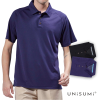 【UNISUMI】高機能涼感立領POLO衫(英國專利異味消除技術)